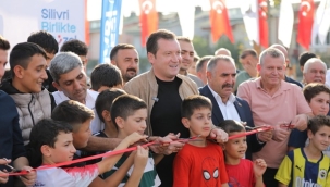 Silivri Belediye Başkanı Bora Balcıoğlu, Birlik Parkı Açılışını Gerçekleştirdi