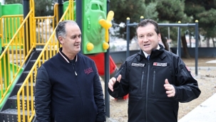 Başkan Balcıoğlu, Değirmenköy Mahallesi'ndeki Park Çalışmalarını Yerinde İnceledi