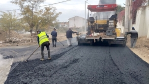 Çoban Sokak'taki Asfalt Serim Çalışmaları Tamamlandı