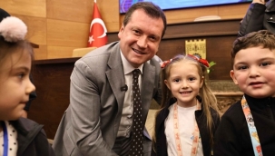 Silivri'de Öğrenciler Çocuk Hakları İçin Meclise Katıldı