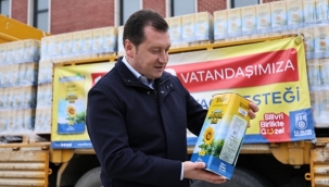 Başkan Balcıoğlu: 15 Bin İhtiyaç Sahibi Vatandaşımıza Ayçiçek Yağı Desteği Sağlayacağız