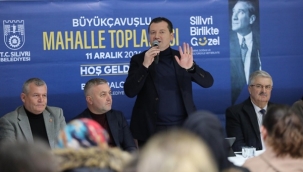 Başkan Balcıoğlu Büyükçavuşlu'da Konuştu: Biz, Bu Halkın Taleplerine Sırtımızı Dönemeyiz