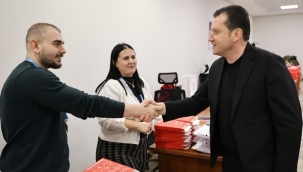 Başkan Balcıoğlu, Halkla İlişkiler Müdürlüğü'nü Ziyaret Etti