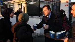 Başkan Balcıoğlu, Lise Öğrencilerine Çorba İkramı Yaptı