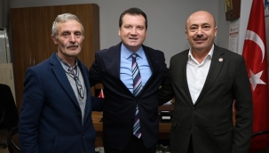 Başkan Balcıoğlu, Mimarsinan ve Yeni Mahalle Muhtarlarını Ziyaret Etti