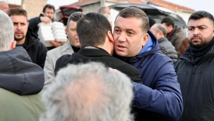 Başkan Balcıoğlu, Kaymakam Tolga Toğan'ı Acılı Gününde Yalnız Bırakmadı