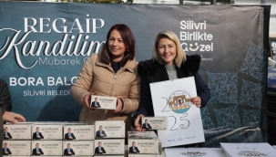 Silivri Belediyesi, Regaib Kandili'nde Kandil Simidi İkram Etti