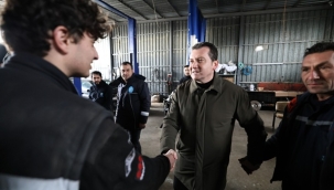 Başkan Balcıoğlu, Belediye Çalışanlarıyla Bir Araya Geldi