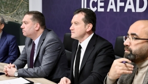 Başkan Balcıoğlu ve Kaymakam Toğan Karla Mücadele Tedbirlerini Değerlendirdi