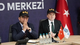 İmamoğlu'ndan Silivri Afet Koordinasyon Merkezi (SAK) Ziyareti
