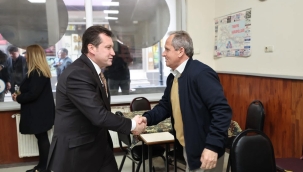 Başkan Balcıoğlu, bayram ziyaretlerine devam ediyor