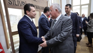 Başkan Balcıoğlu, Silivri Kaymalığında Bayramlaşma Törenine Katıldı