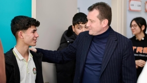 Başkan Balcıoğlu, TÜRAM Lisesini Ziyaret Etti