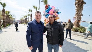 Başkan Balcıoğlu Silivri Sahilinde Vatandaşlarla Buluştu