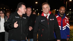 Başkan Balcıoğlu ve Başkan Vekili Nuri Aslan, Deprem Koordinasyon Çalışmalarını Değerlendirdi