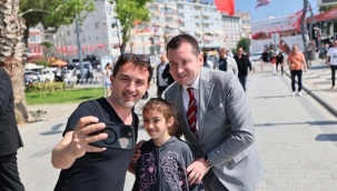 Başkan Balcıoğlu, 19 Mayıs Etkinlikleri Öncesinde Vatandaşlarla Buluştu