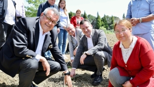 Başkan Balcıoğlu, Gazitepe Mahallesi'nde tarım alanlarını ziyaret etti