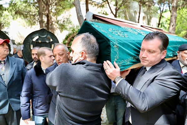 Başkan Balcıoğlu Muhlis Babayiğit ve Ayşe Bilgili'nin Cenaze Törenine Katıldı