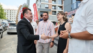 Başkan Balcıoğlu, Salt Coffee'nin açılışını gerçekleştirdi