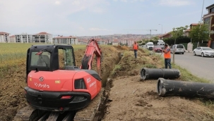 Silivri Belediyesi Yeni Mahalle'de yağmur suyu hattı yapım çalışmalarına başladı