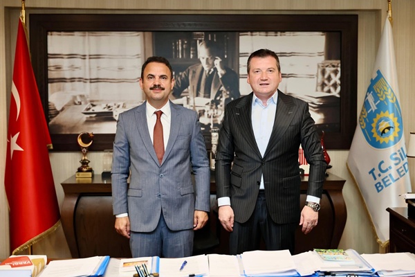 Başkan Balcıoğlu, Erdoğan Turan Ermiş'i Makamında Ağırladı