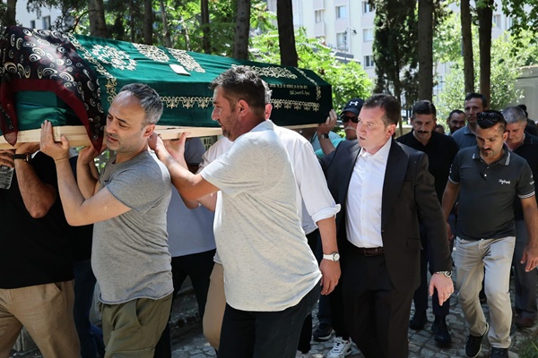 Başkan Balcıoğlu, Feriser Güvenç'in Cenaze Törenine Katıldı