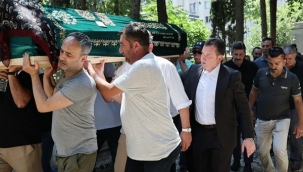 Başkan Balcıoğlu, Feriser Güvenç'in Cenaze Törenine Katıldı