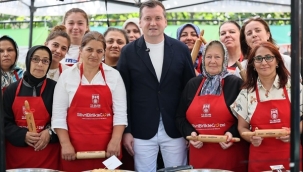 Başkan Balcıoğlu, Ortaköy Börek Festivali alanını ziyaret etti