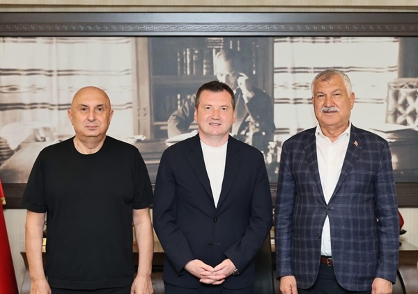 Zeydan Karalar, Başkan Balcıoğlu'nu ziyaret etti
