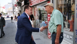 Başkan Balcıoğlu, Esnaf ve Vatandaşlarla Buluşmalarını Sürdürüyor