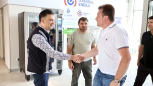 Başkan Balcıoğlu'ndan İSTAÇ Tesisine Ziyaret