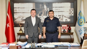 Marmara Ceza İnfaz Kurumu Tabur Komutanı Başkan Balcıoğlu'nu ziyaret etti