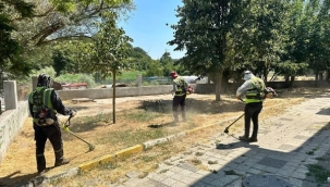 Silivri'de Park, Bahçe ve Yeşil Alanlarda Bakım Çalışmaları Sürüyor