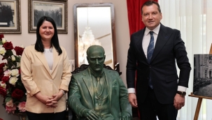 Başkan Balcıoğlu Edirne Belediye Başkanı Filiz Gencan Akın'ı Ziyaret Etti