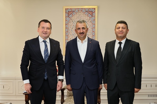 Başkan Balcıoğlu, Edirne Valisi Yunus Sezer'i Ziyaret Etti