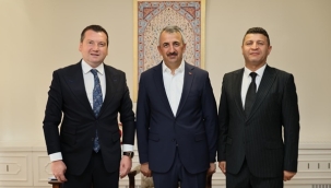 Başkan Balcıoğlu, Edirne Valisi Yunus Sezer'i Ziyaret Etti