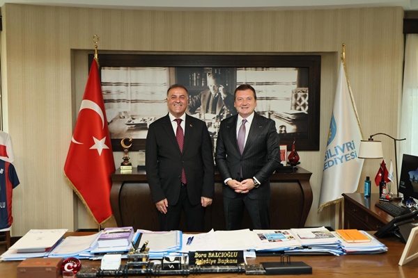 Başkan Balcıoğlu, İBB Başkan Vekili Nuri Aslan'ı ağırladı