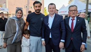 Başkan Balcıoğlu, Karpuz Festivali alanını ziyaret etti