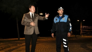 Başkan Balcıoğlu, Boşnakbahçe'de heyelandan sonra inceleme yaptı