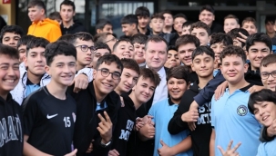 Başkan Balcıoğlu, Yusuf Sarıbekir Mesleki ve Teknik Anadolu Lisesi'ni ziyaret etti