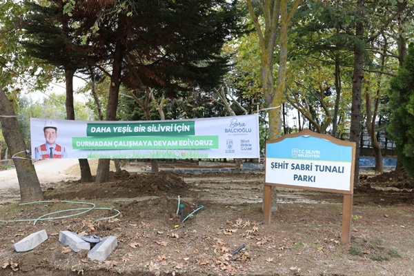 Silivri Belediyesi, park yapım ve yenileme çalışmalarına devam ediyor