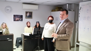 Başkan Balcıoğlu, Silivri Kültür Merkezi kursiyerleriyle buluştu