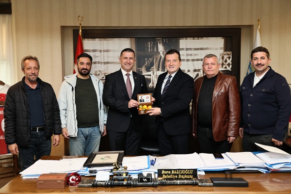 Lalapaşa Belediye Başkanı, Başkan Balcıoğlu'nu ziyaret etti