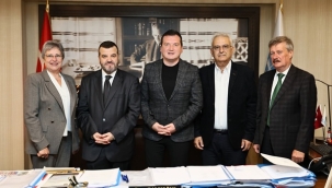 Maksimos Vgenopoulos, Başkan Balcıoğlu'nu ziyaret etti