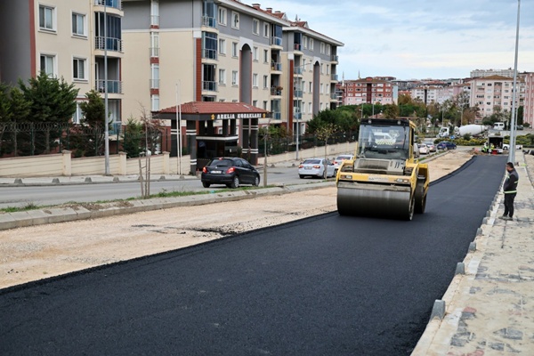 Yeni Mahalle Abelia ve Hatipoğlu Sokakları'nda Asfaltlama Çalışmaları Devam Ediyor