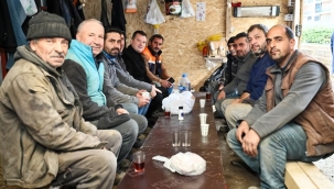 Başkan Balcıoğlu, Kız Öğrenci Yurdu'nun yapımında çalışan emekçilerle bir araya geldi