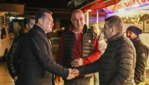 Başkan Balcıoğlu, fırtınadan sonra kontroller gerçekleştirdi