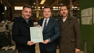 Başkan Balcıoğlu, Hobiex Otomotiv Anonim Şirketi'ni ziyaret etti