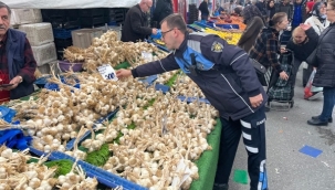 Zabıta ekipleri Ramazan ayı öncesi Pazar yerlerinde