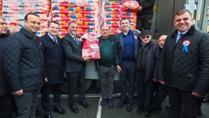 Silivri'de Yağlık Ayçiçeği Tohum Dağıtım Töreni yapıldı